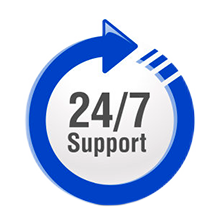 24/7 SUPPORT