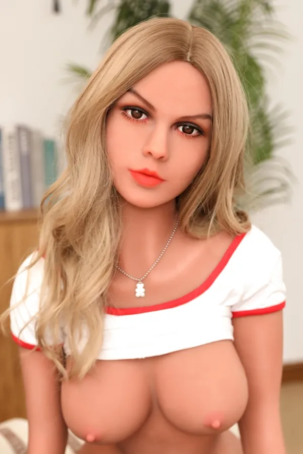realistic life size love doll blonde