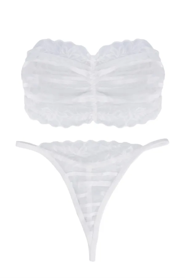 High Quality Transparent Lace Bra Set from Tantaly