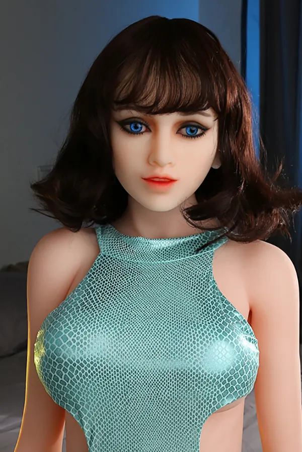 Victoria TPE 165cm (5.41ft) Sex Dolls Irontech Doll Big Eyes Naive European Love Doll Big Breast E Cup Real Doll