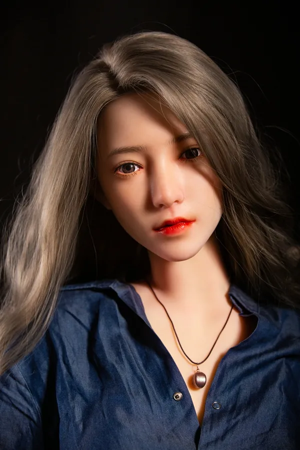 Sarah 170cm (5.58ft) Silicone+TPE Sexdolls E Cup Skinny Qita Doll #95 Flowing Hair Chinese Love Doll Sports Style Real Dolls