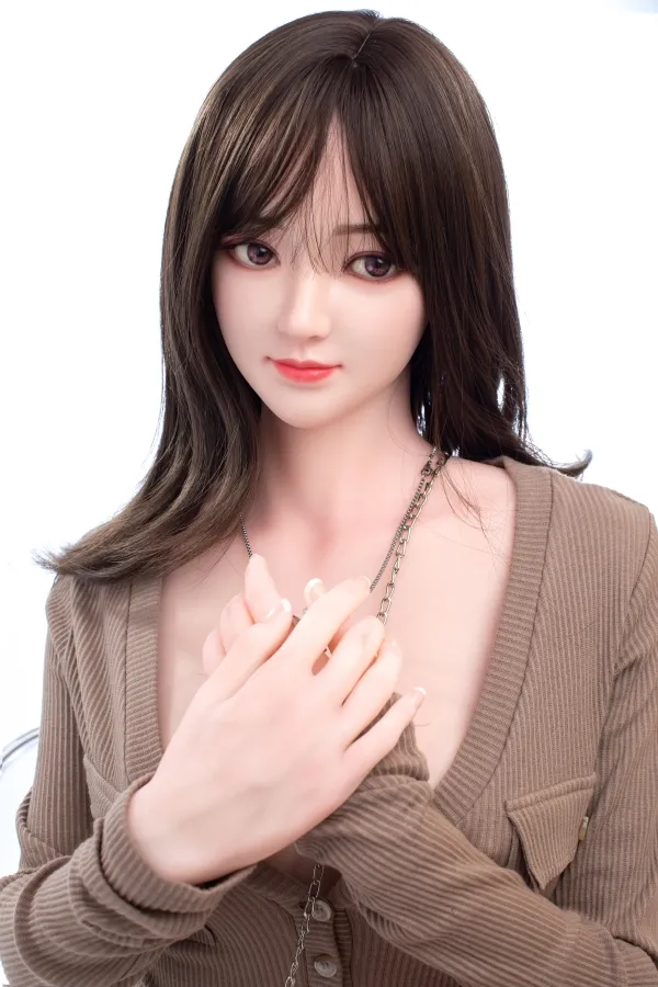 XY 158cm Soft C-Cup Jelly Tits S-Makeup Facial Silicone Head EVO Skeleton Love Dolls Asian Sexy Medium Breast Sex Doll YOYO