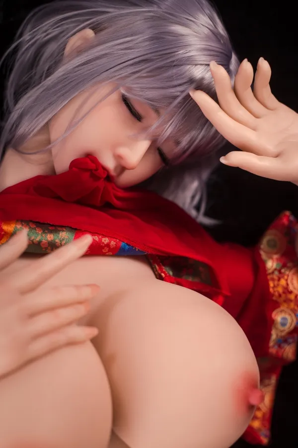 Sanhui Huge Boobs Chinese Bride Love Doll Nini 160cm H-cup #24 Head Silicone Sex Dolls