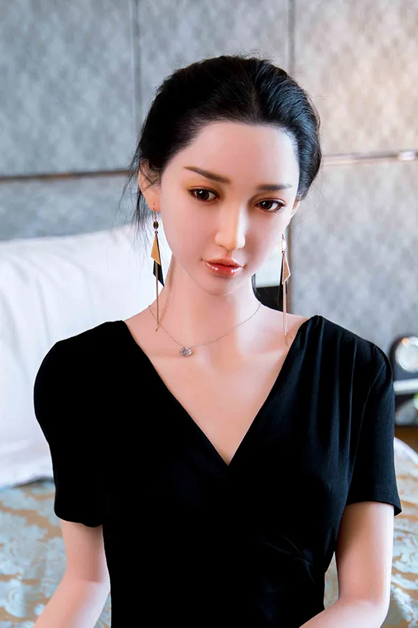 Amelie Silicone 163cm(5.35ft) Sex Dolls XYCOLO Doll Sucking Nipples Fair Body Asian Love Doll Milf B Cup Real Doll
