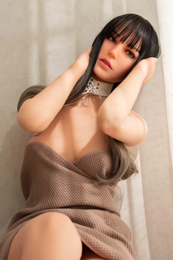 Alondra 163cm (5.35ft) B Cup Sex Doll XYCOLO Doll Long Hair Delicate American Sexdolls Charming Real Doll Silicone Materials