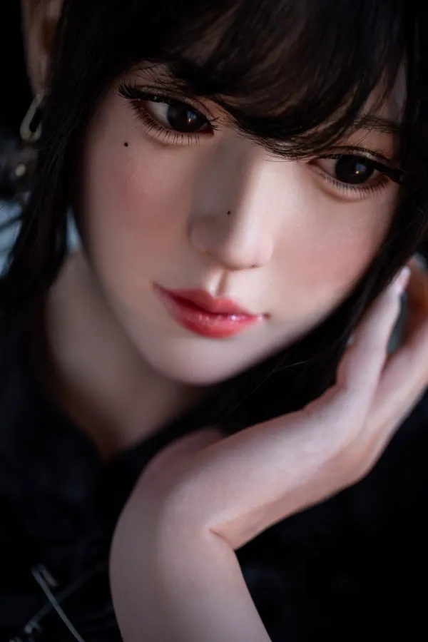 MuMu 160cm B-cup Silicone Head TPE Body Sex Dolls Bezlya Asian Flat Chested Girl Real Doll