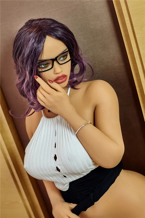 Jane TPE Irontech Doll #56 156cm (5.12ft) E Cup Sex Doll Charming Lips Purple Hair Real Doll milf American Love Dolls