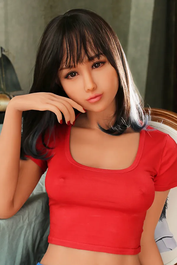 Alessia TPE 168cm (5.51ft) Sex Dolls #74 Irontech Doll Black Hair Eleglant Asian Love Doll Slender C Cup Real Doll