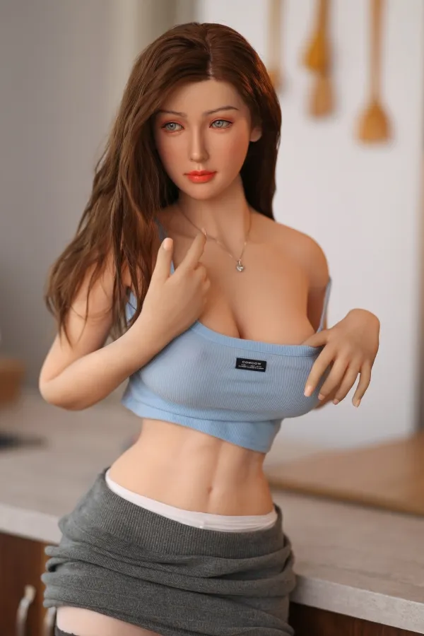 Silicone Head Sex Toy Doll