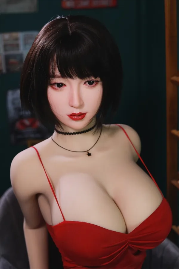COSDOLL Love Dolls Harlow F-cup Sex Doll 168cm Silicone Head TPE Body Asian Real Dolls in Stock