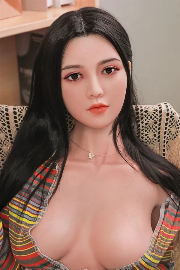 Reaistic #33 Head COSDOLL Silicone Sex Doll 168cm (5ft5) D-cup Chinese Love Doll Mature Medium Ttis Female Real Doll for Man - Charley
