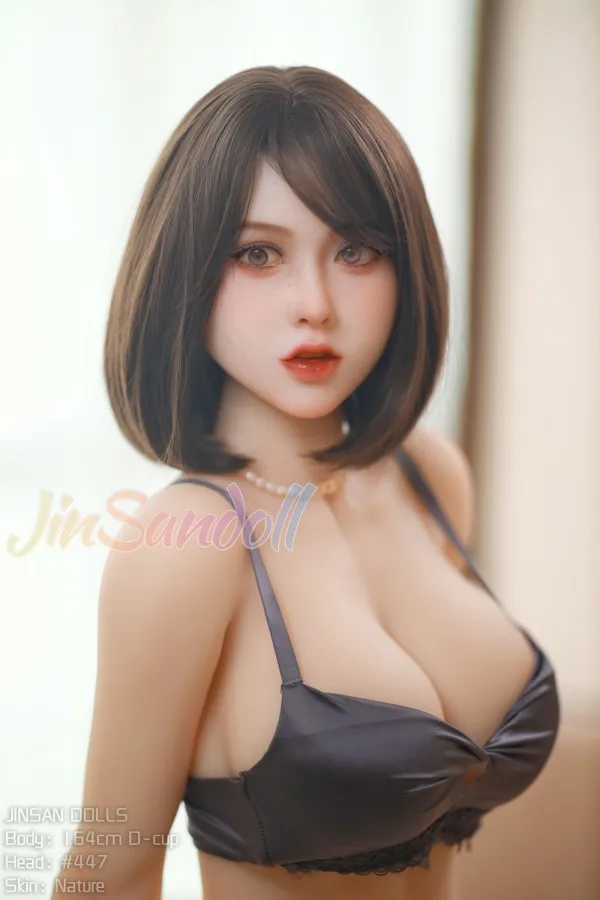 Fucking a slim sex doll