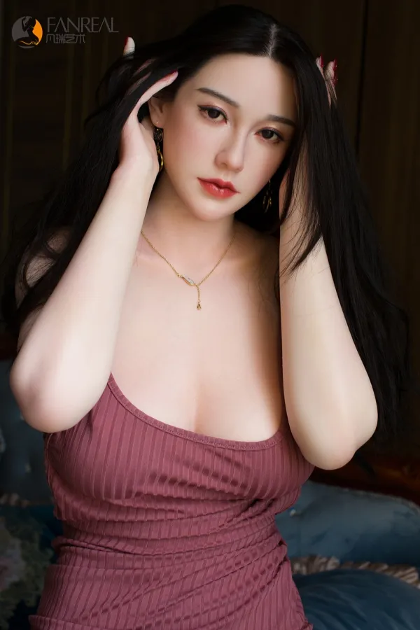 Vivi Silicone FANREAL Love Doll 172cm(5.64ft) E Cup Sex Doll Mature Charm Skinny Real Dolls Sexy Nude Asian Love Doll