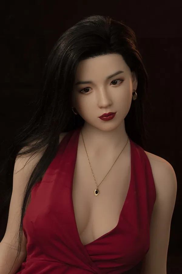 Charlotte AXB Doll GE90 166cm (5.45ft) Black Hair Silicone Head Sex Dolls Erotic C cup Love Doll Mature Real Dolls