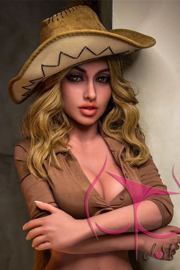Kalani Glamorous Face TPE Funwest Doll 155cm(5.09ft) Cowgirl F cup Sex Doll Deep Eyes Skinny Real Doll Tanned Skin European Love Dolls