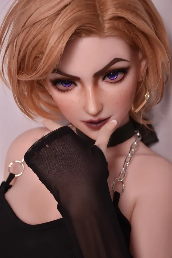 Rosalyn Silicone AHC007 Head ElsaBabe Doll 165cm(5.41ft) Exquisite Makeup S-XXL Breasts Sex Doll Tight Ass European Love Doll Skinny Real Dolls