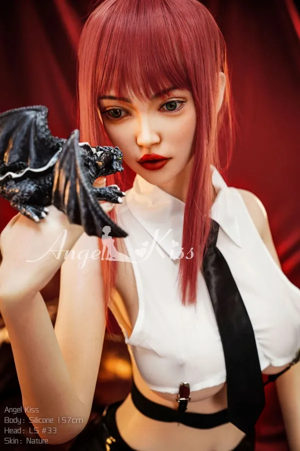 Abigail Silicone 157cm (5.15ft) Sex Dolls LS#33 Head Angelkiss Doll Fantasy Style Red Hair American Sexdolls Milf F Cup Real Doll