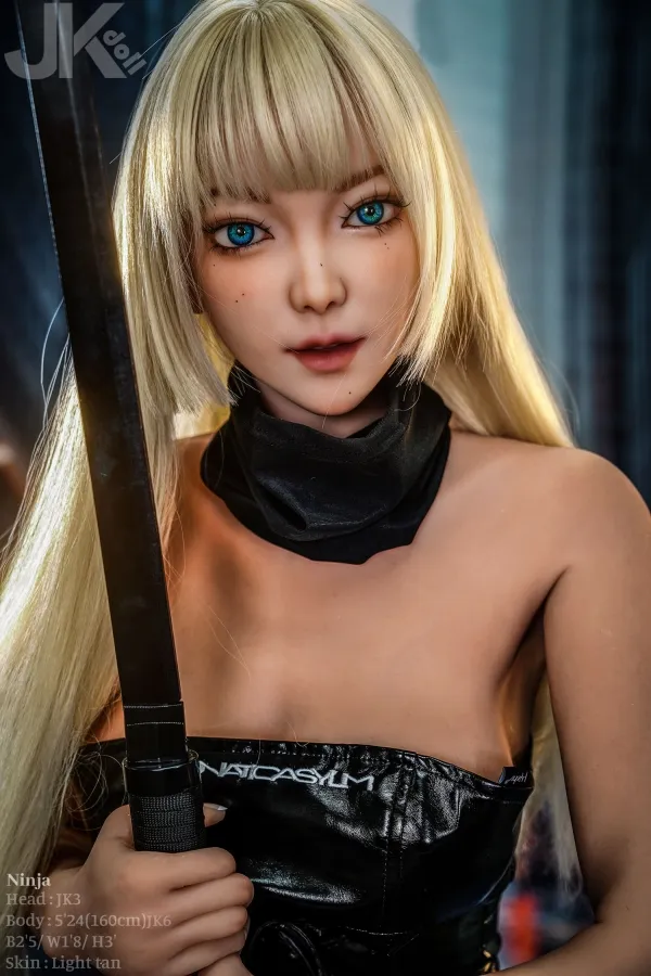 Mistelle TPE JK Dolls D Cup 160cm(5.25ft) Sex Dolls Ninja Milf Love Doll Realistic Japanese Real Dolls