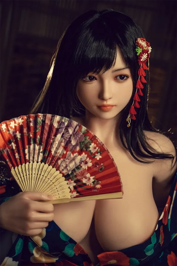 Lyra Silicone Yearn Sex Doll Kimono Beauty 162cm (5.31ft) H Cup Sex Doll Delicate Skin Adult Real Doll Juicy Tits Japanese Love Dolls