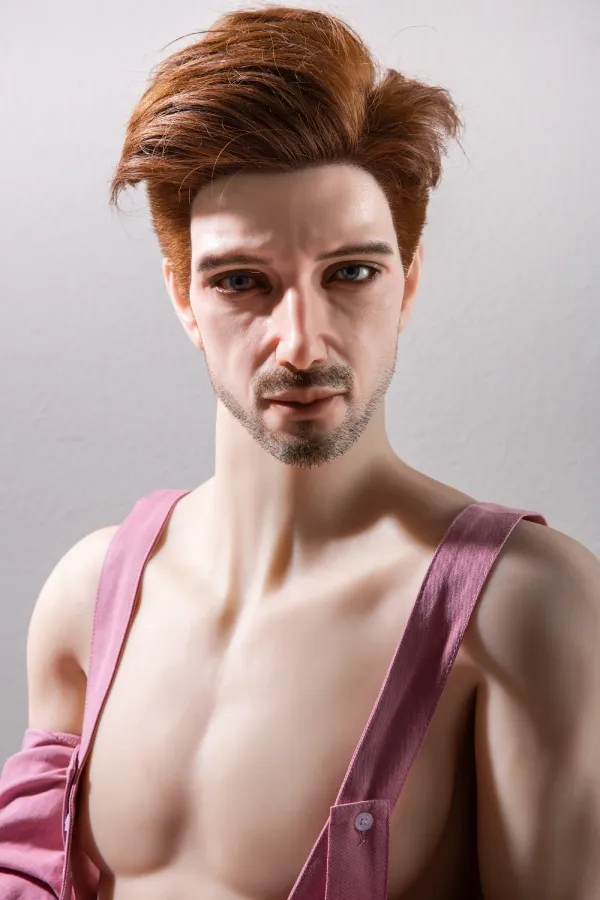 Muscular Body Head 107 Hybrid Sex Dolls 175cm (5.74ft) Qita Doll Beard American Love Doll Real Dolls-Nimo