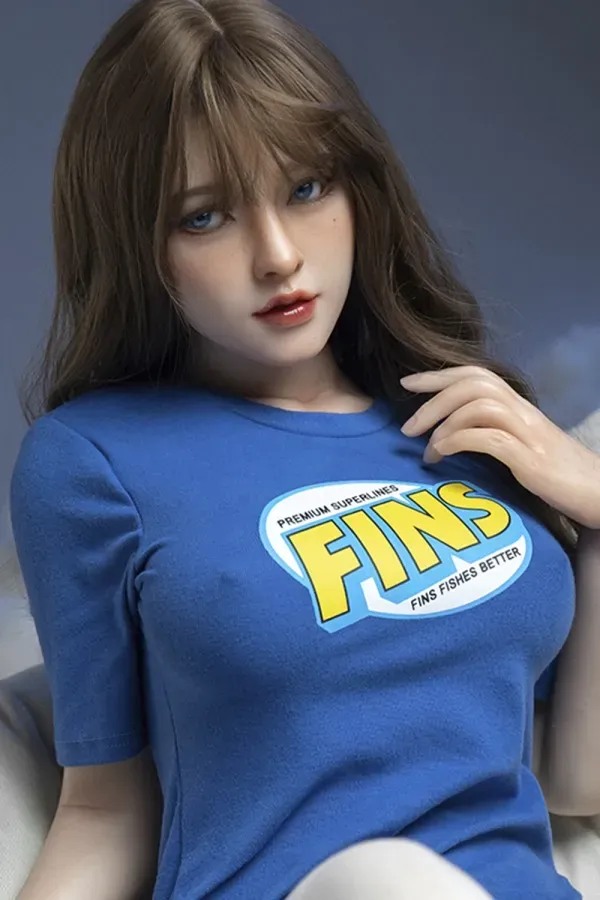 Hailey JY Doll Silicone 160cm (5.25ft) C cup Sex Doll Blue Eyes Adult Real Dolls Medium Breast American Love Doll