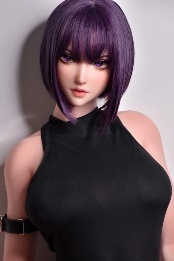 Melissa Silicone AHC006 ElsaBabe Doll 165cm M Size Sex Doll Purple Eyes Medium Breast Real Dolls Japanese Love Doll